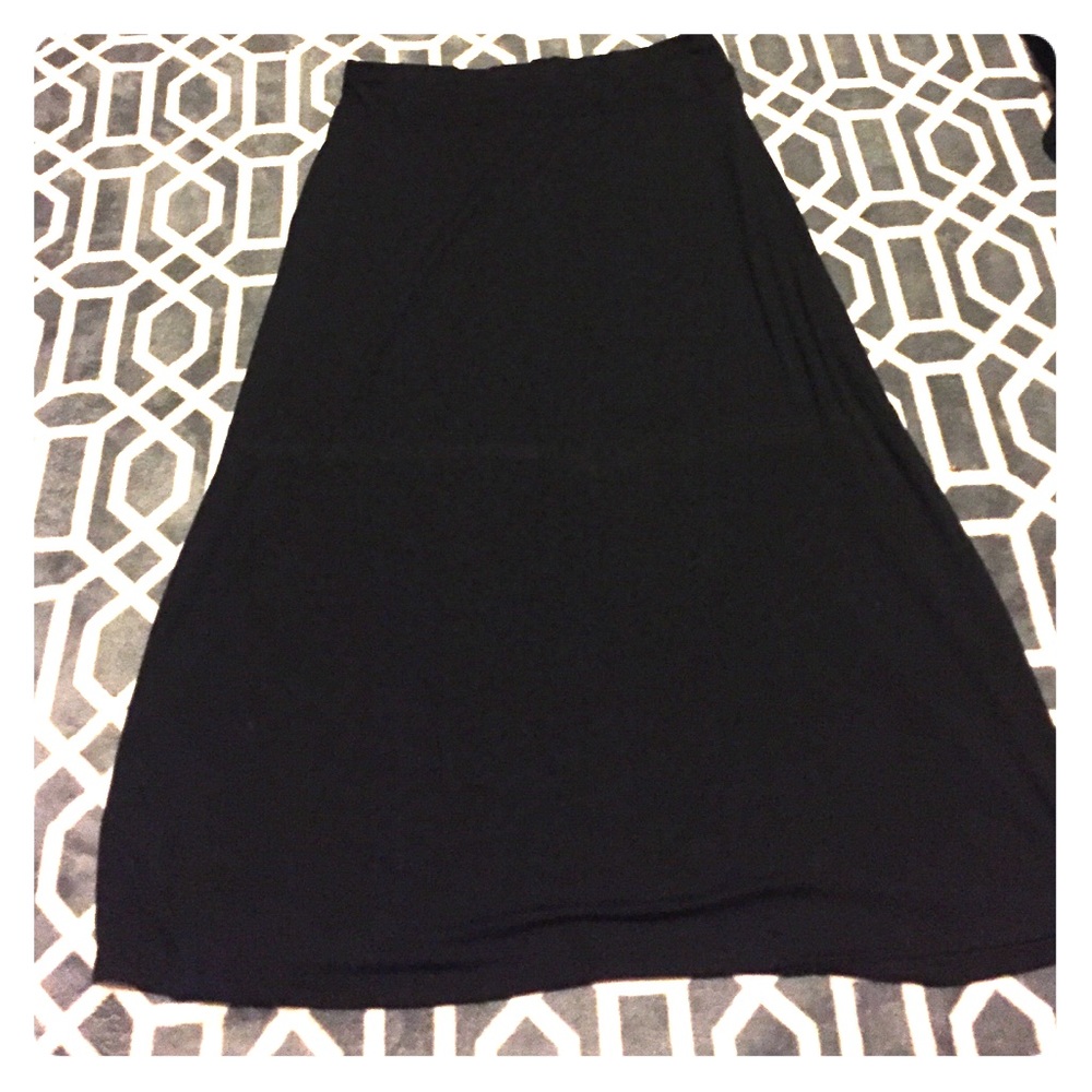 Floor length skirt