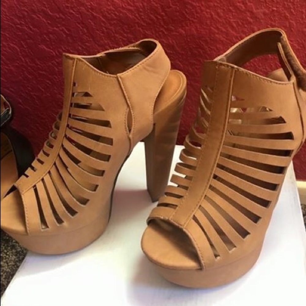 Brown heels