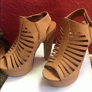 Brown heels