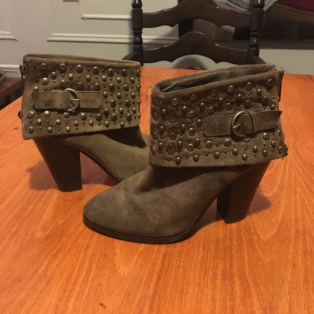 Ash studded ankle boots