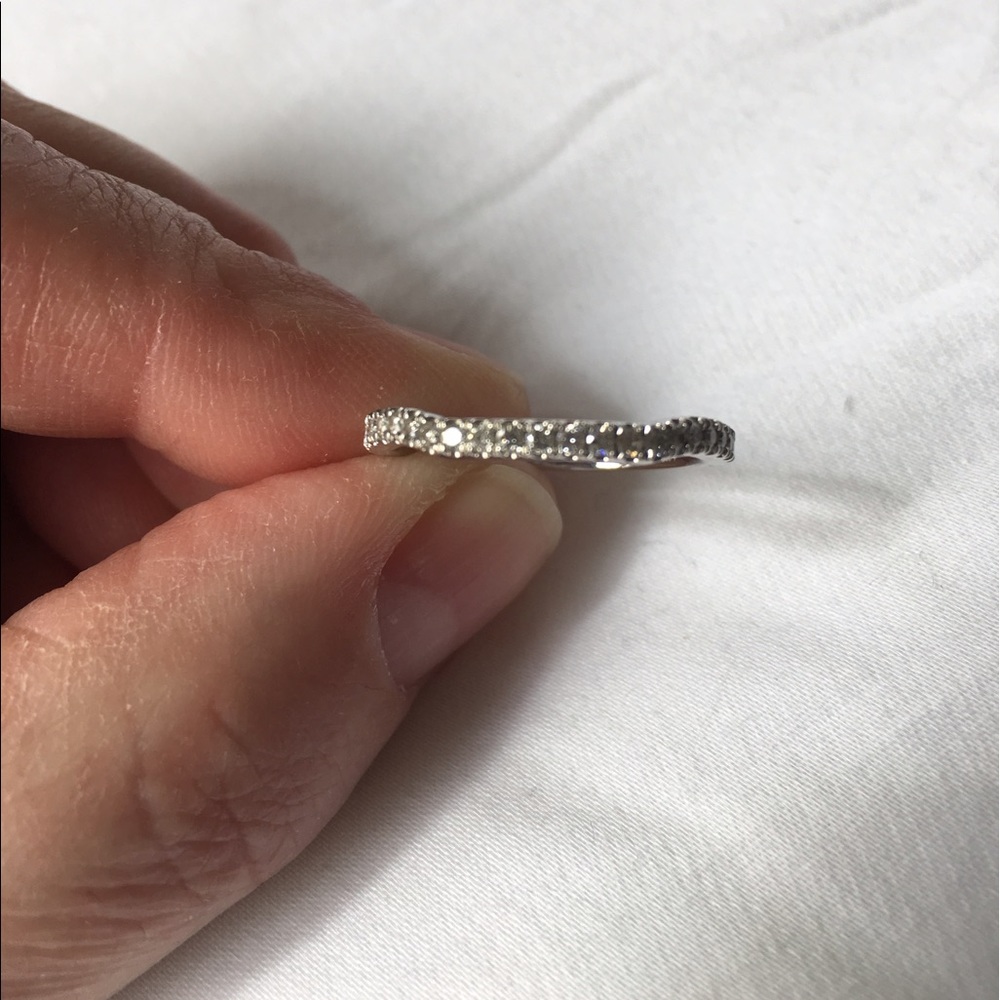 .35 CTW Curved Diamond Half Eternity Band
