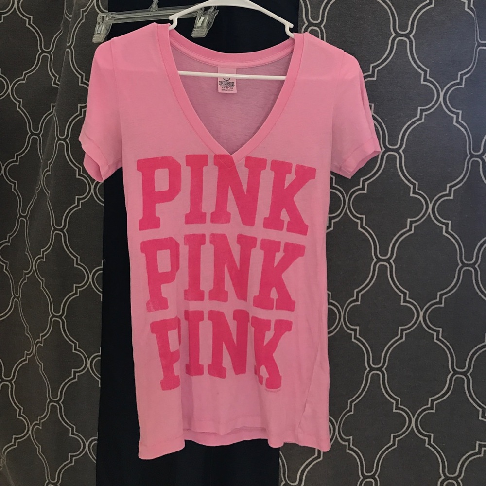 PINK v neck