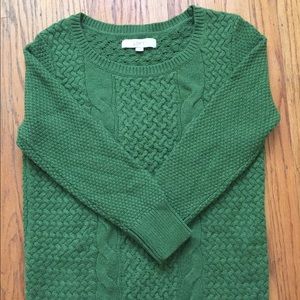 Green Sweater from the Loft