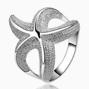 Sterling Silver Starfish Ring