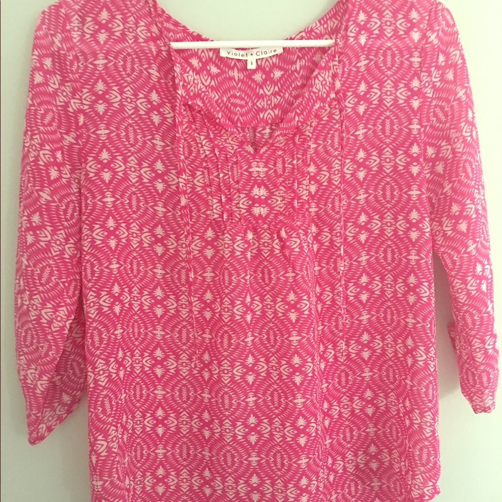Pink Violet & Claire Blouse