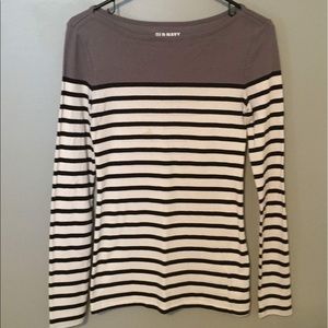 Old Navy- Striped long sleeve shirt