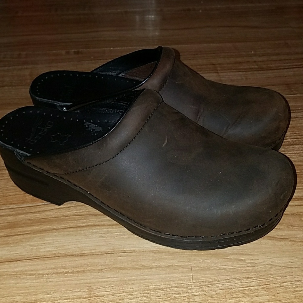Dansko Brown Clogs