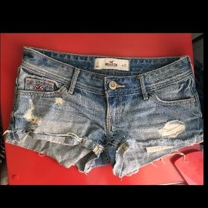 Hollister jean shorts