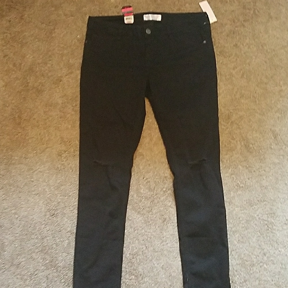 Juniors black skinny jeans. Size 15