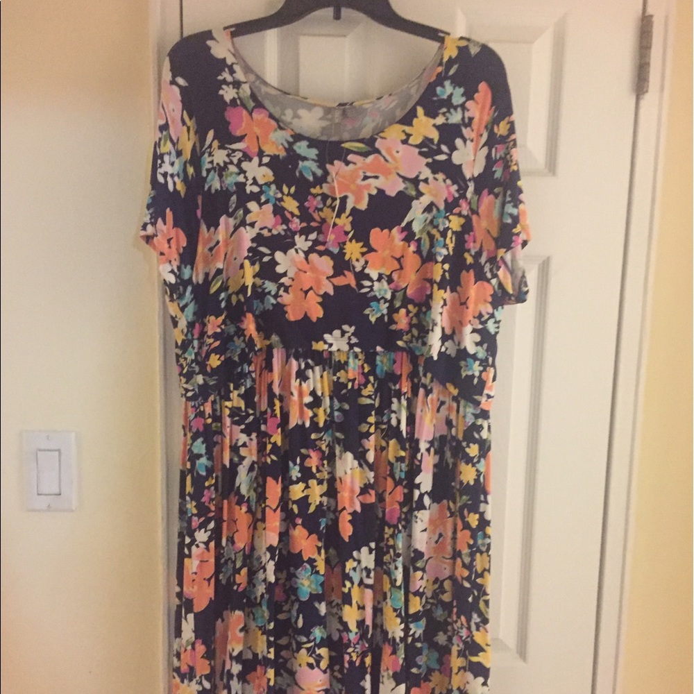 Floral Asos Large maternity sun dress
