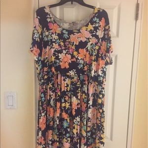 Floral Asos Large maternity sun dress
