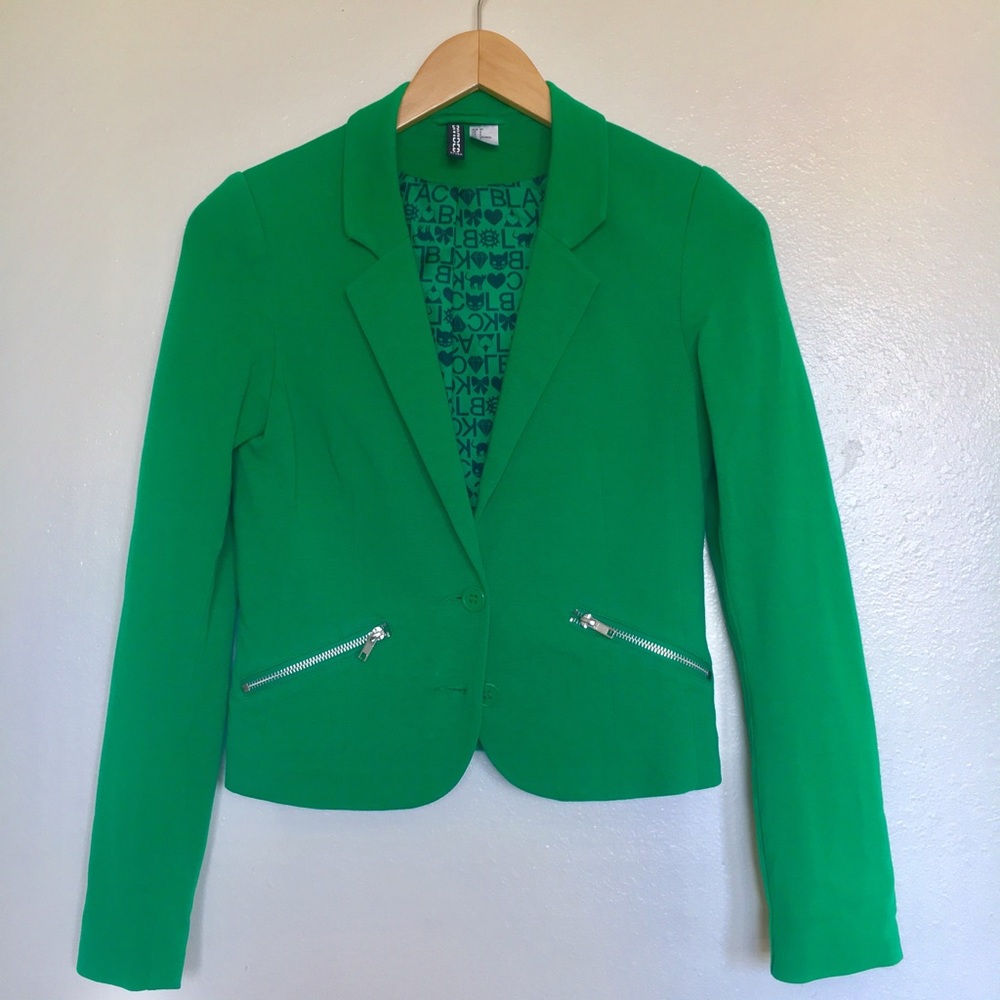 H&M Green Blazer