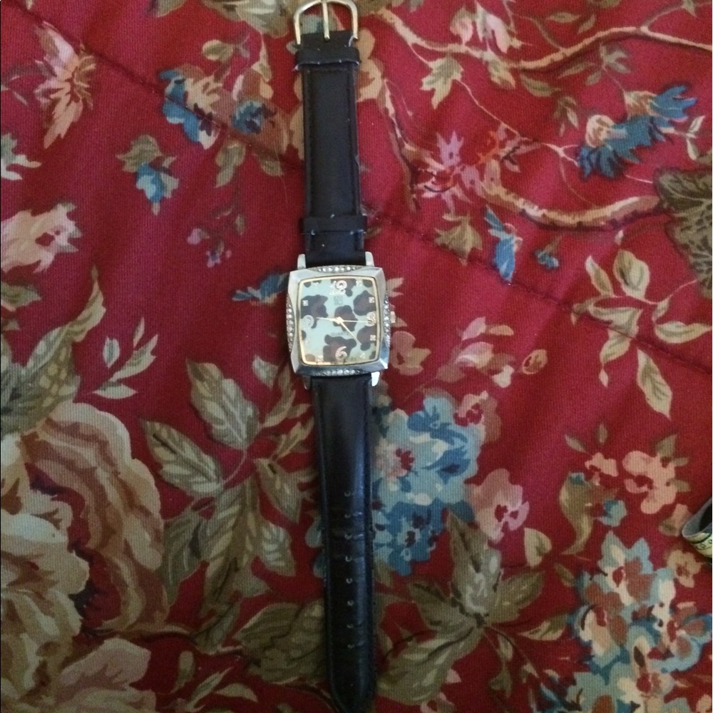 New York & Company leopard print watch