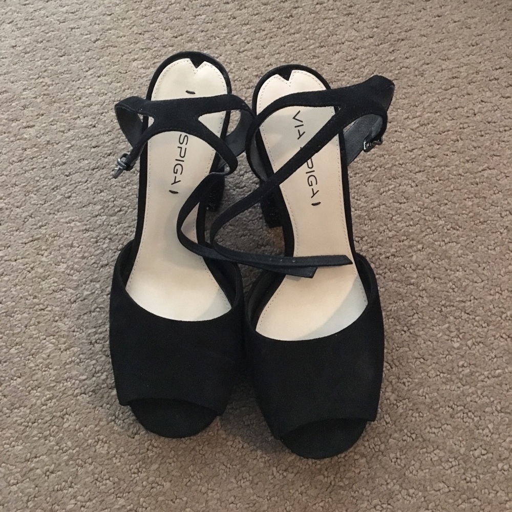 Via Spiga black heels