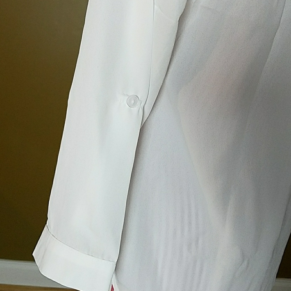 White Tunic Blouse - Picture 4 of 4