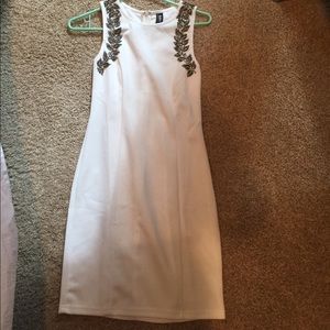 White formal dress
