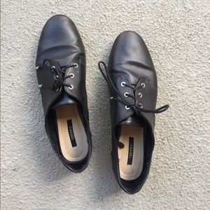 Forever 21 faux leather loafers