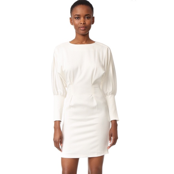 Structured and textured Intropia Cream Dress - Picture 1 of 8