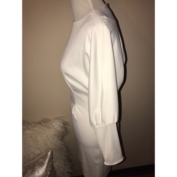 Structured and textured Intropia Cream Dress - Picture 5 of 8