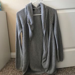 Gray cardigan