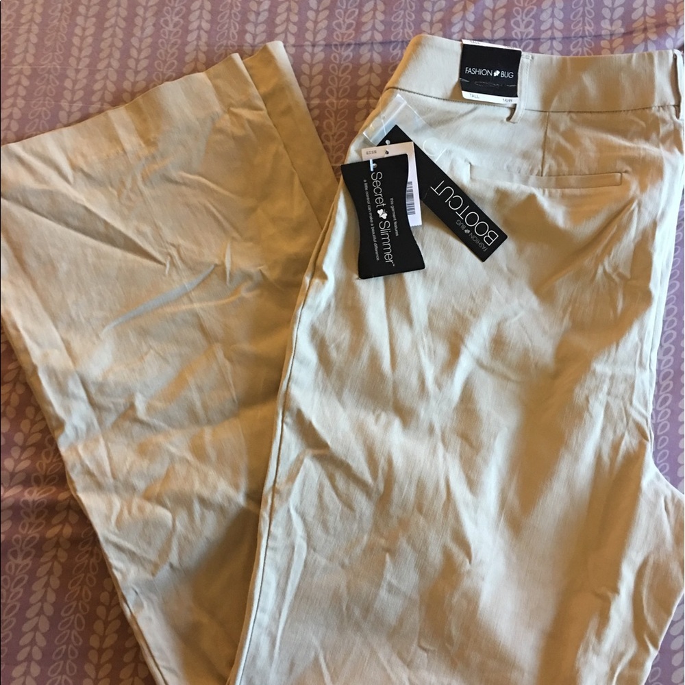 Fashion Bug Secret Slimmer, boot cut pants