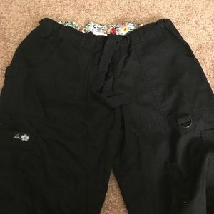 Black Koi Scrub pants
