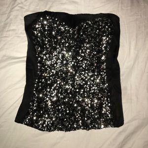 Bebe strapless top