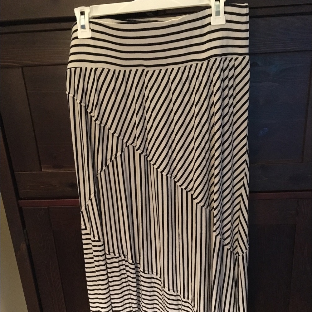 Coldwater Creek striped maxi skirt
