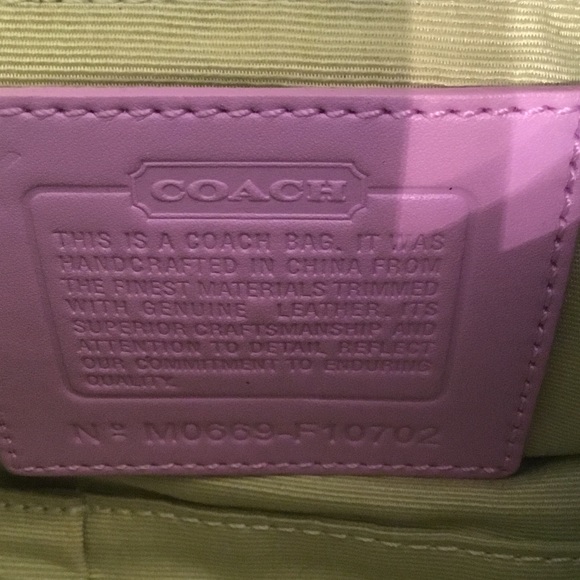 Authentic Coach Purse - Picture 3 of 7