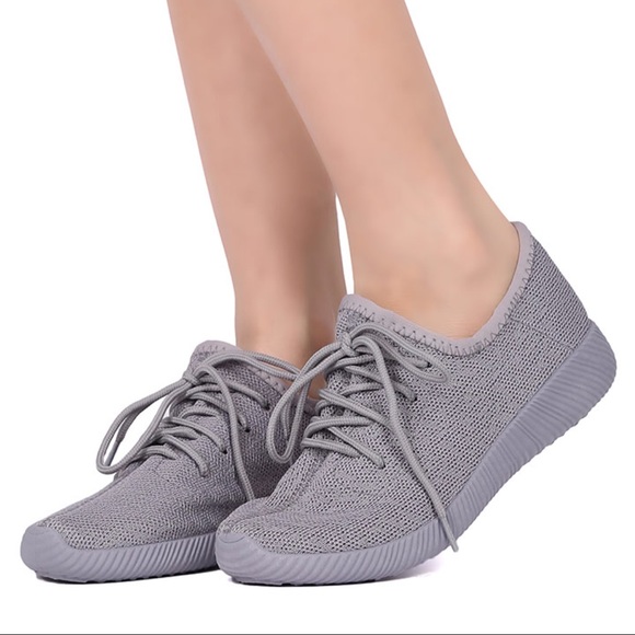 CHRISSIE-MARIE Uber comfy sneaks - GREY - Picture 4 of 8