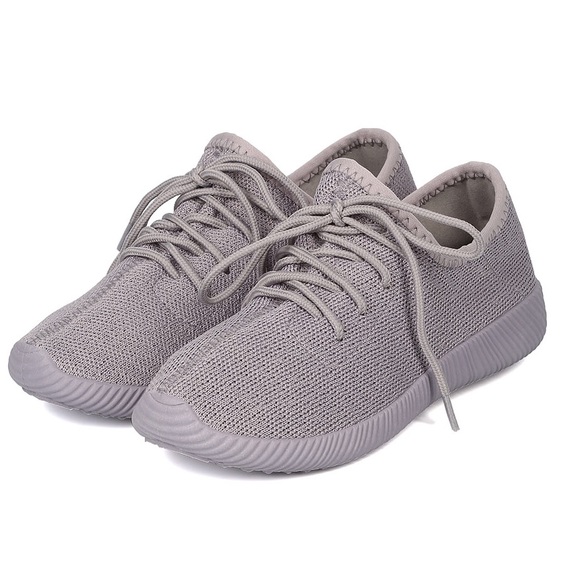 CHRISSIE-MARIE Uber comfy sneaks - GREY - Picture 5 of 8