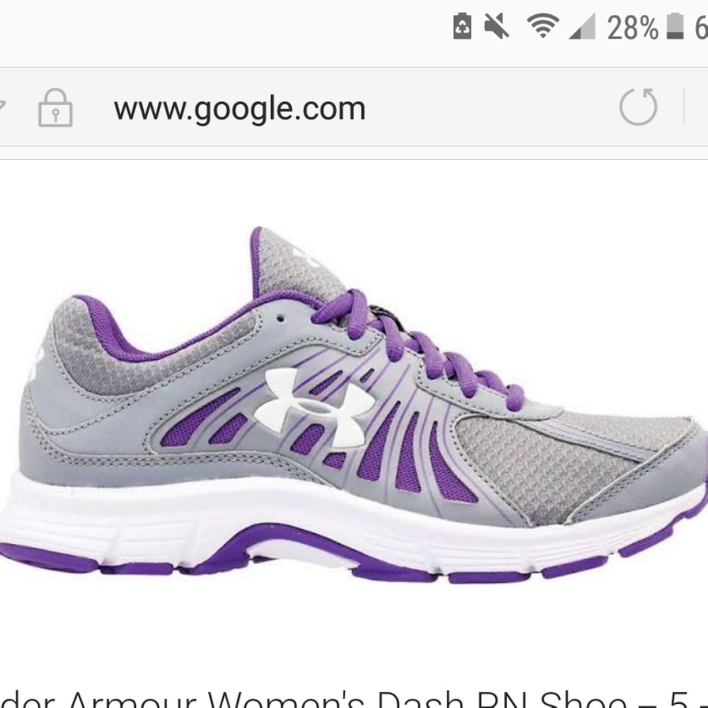 Under Armour running shoes , never been used