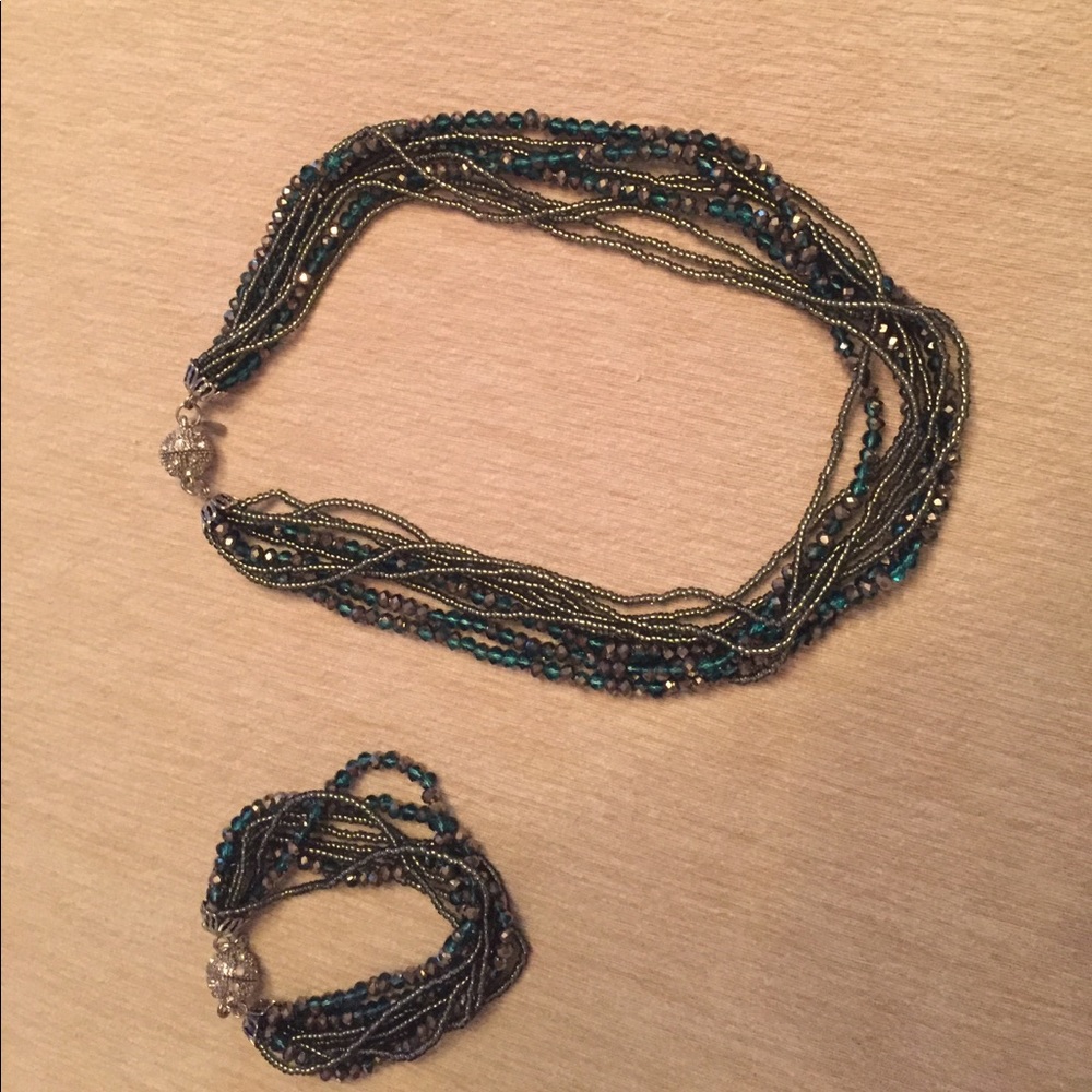 Beautiful necklace and bracelet