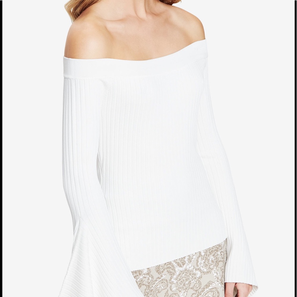 BCBGMAXAZRIA NWT "Stevie" Off-The-Shoulder Top