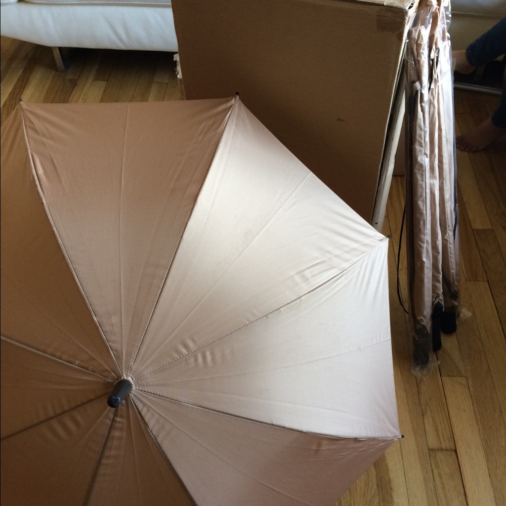 Tan umbrella
