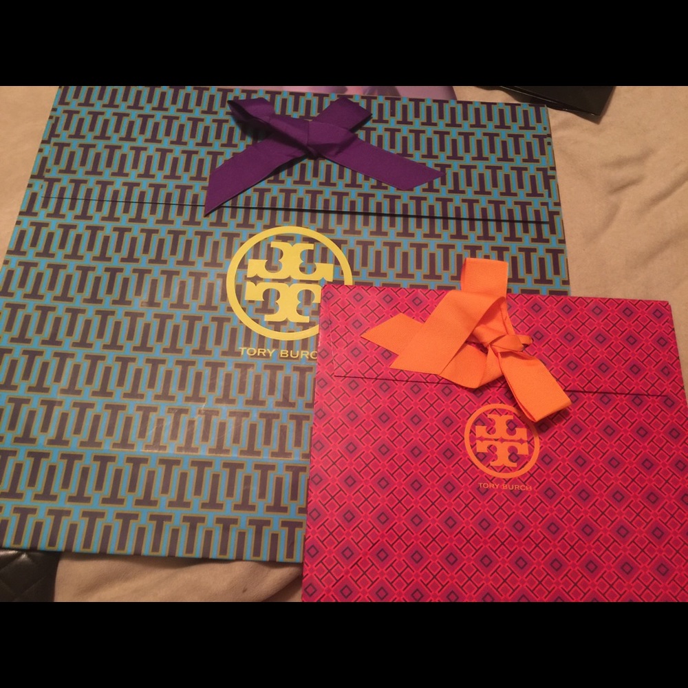 Set of 2 Tory Burch gift bag