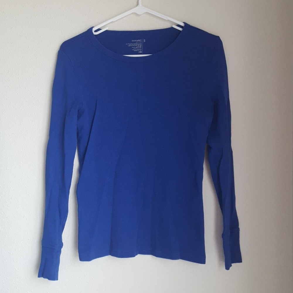 Old Navy Blue Thermal
