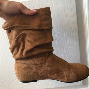 Brown booties