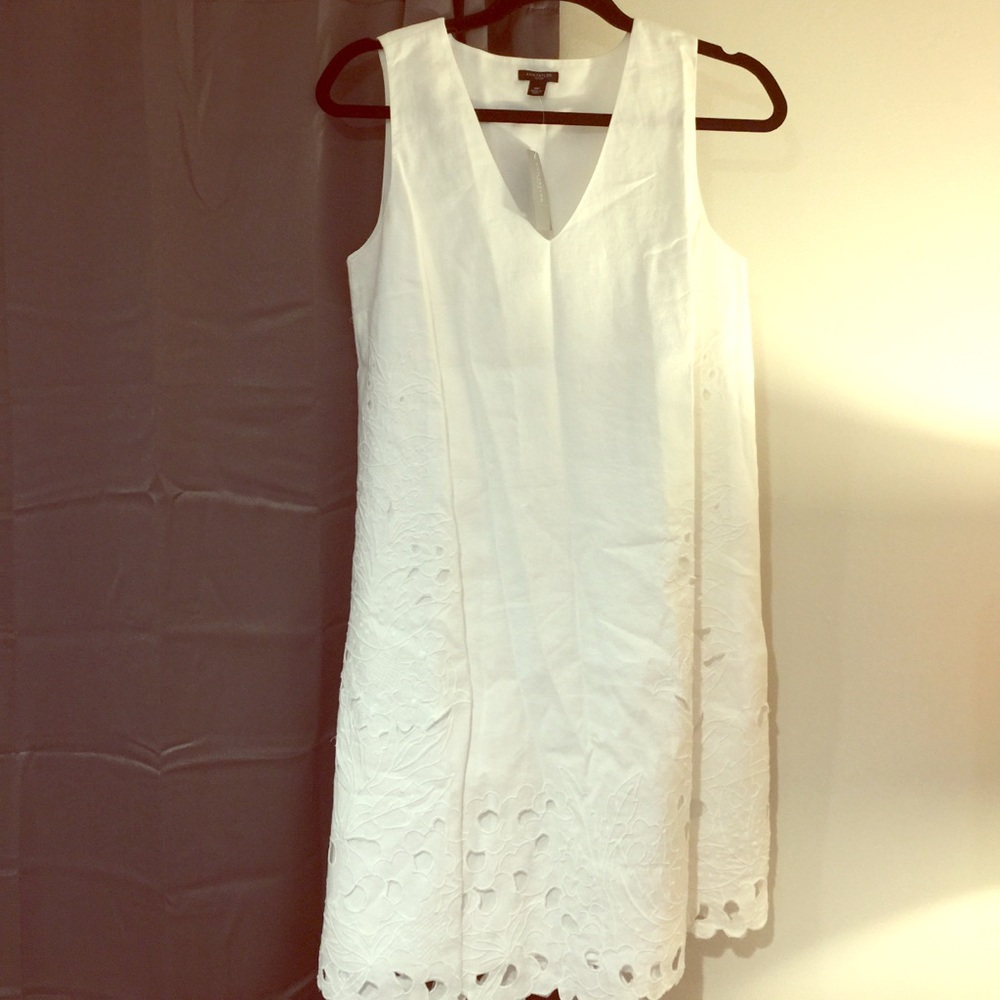 Brand new white SP Ann Taylor dress