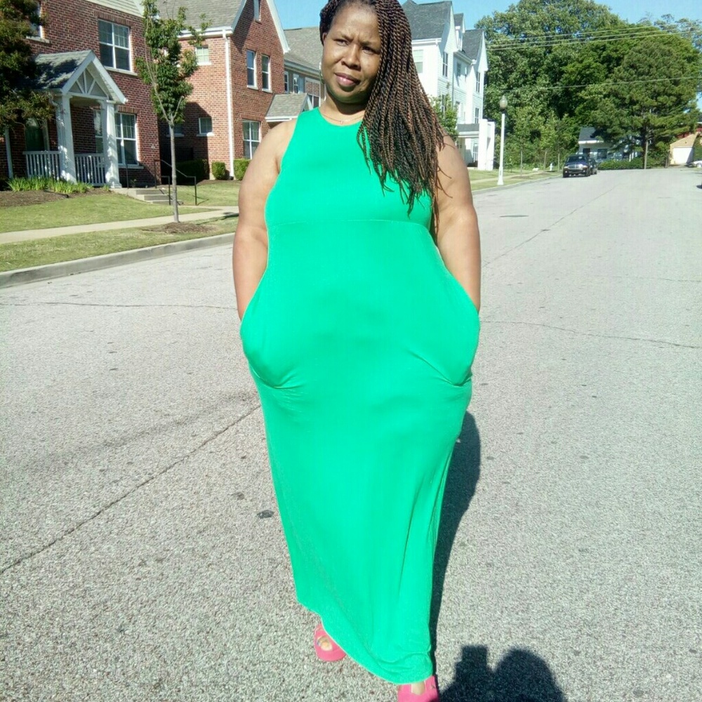 Plus size maxi dress