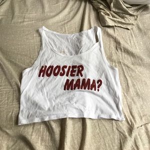IU spiritwear crop top