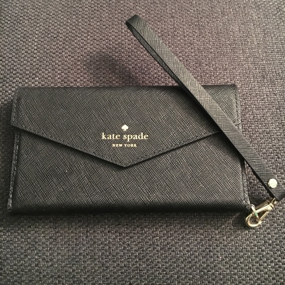 Kate spade iPhone wristlet wallet - never used!