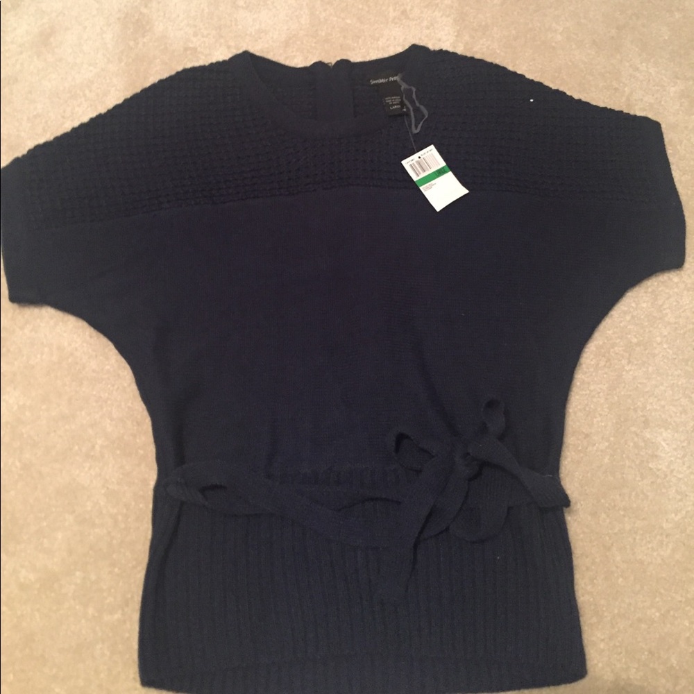 Tie Sweater Tunic