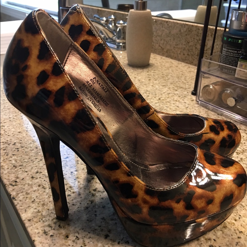 Steve Madden Animal Print Stilettos