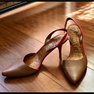 Sam Edelman Orly 2 Tone Sling Back Pump