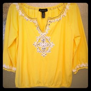 INC International Concepts Summer Yellow  sz M