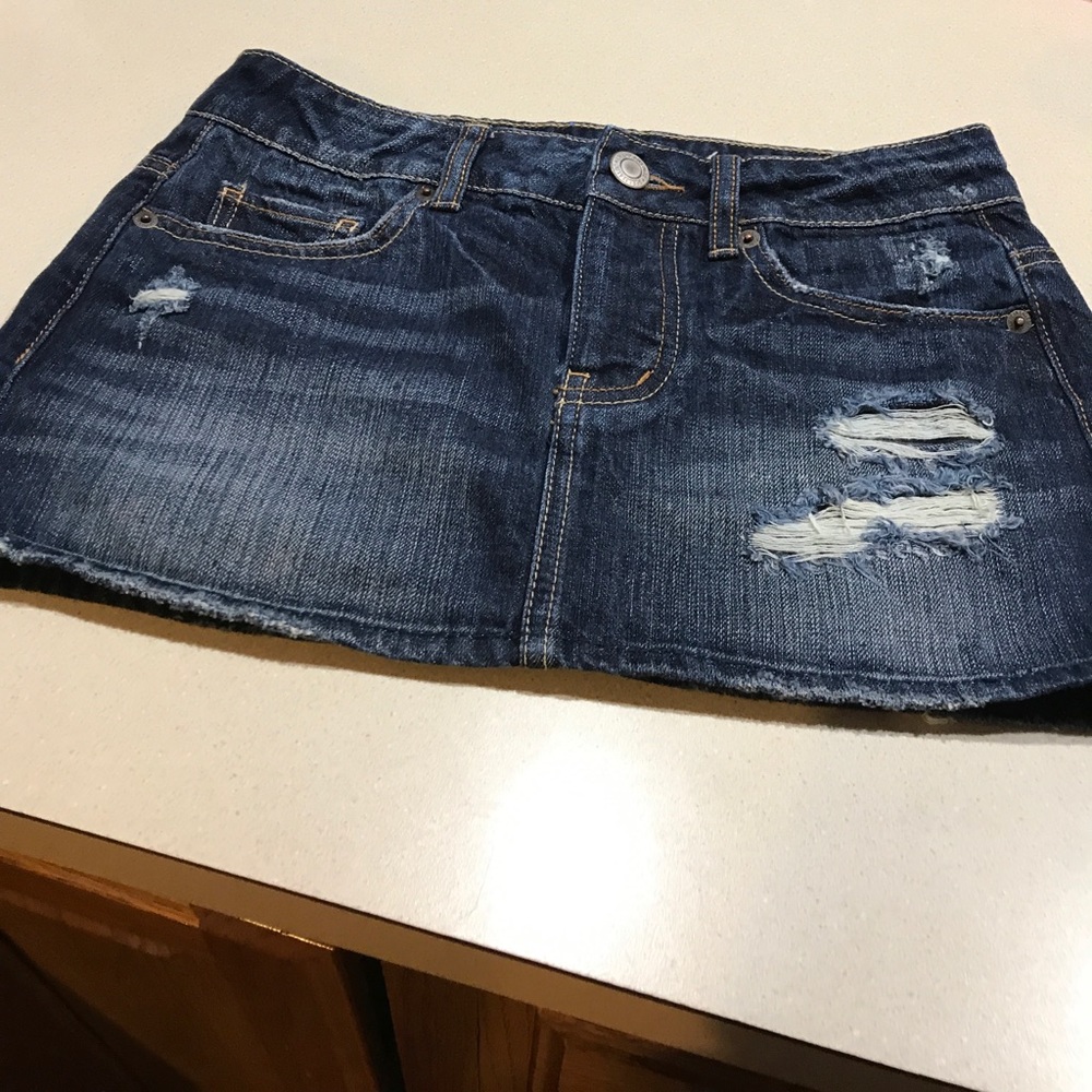 💐🌷American eagle denim skirt great shape