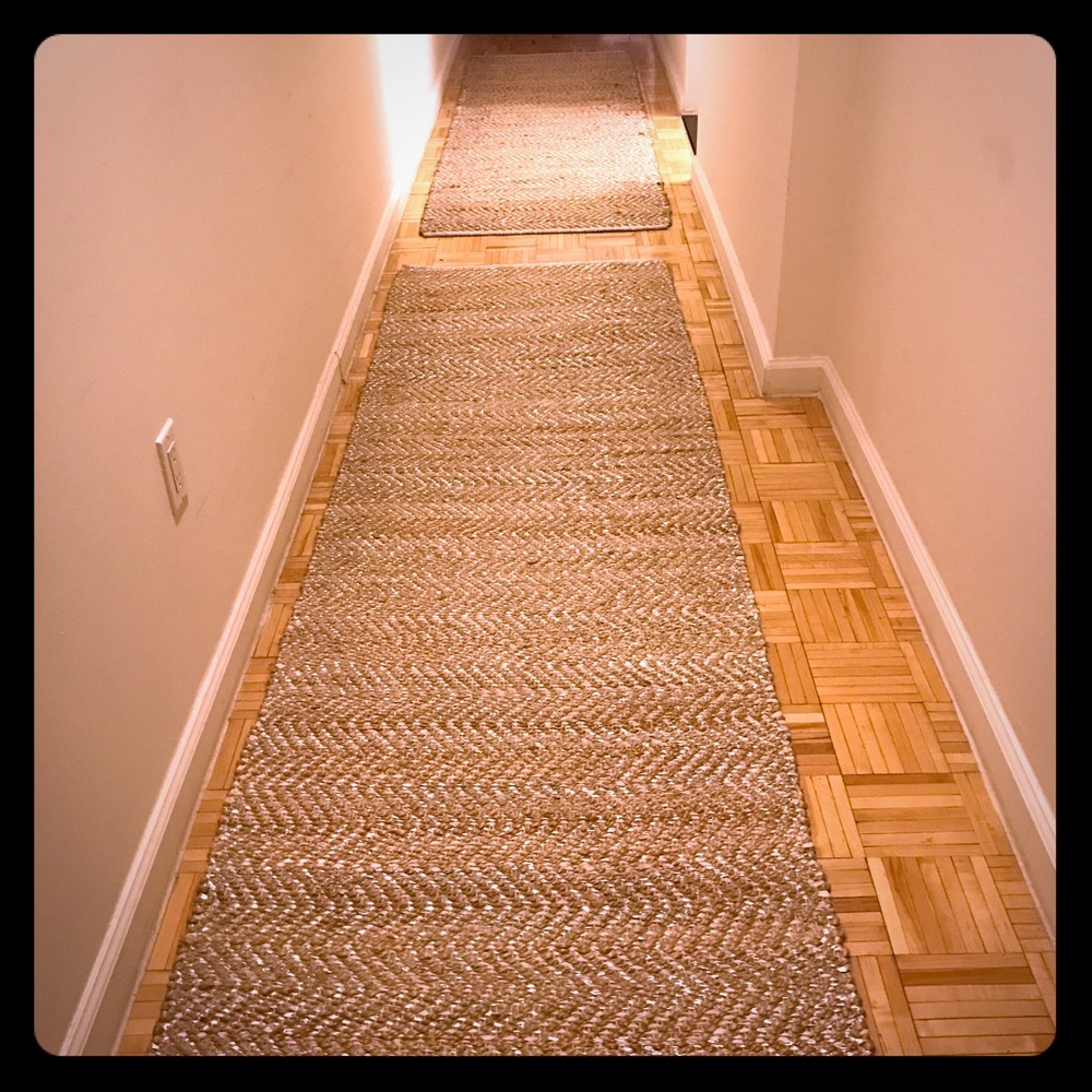 Calypso St Bart Jute Metallic Woven MAGIA Runner