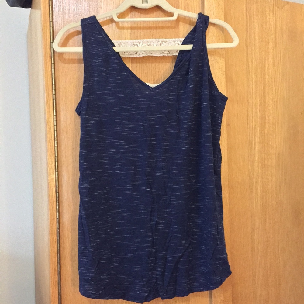 Navy blue tank top