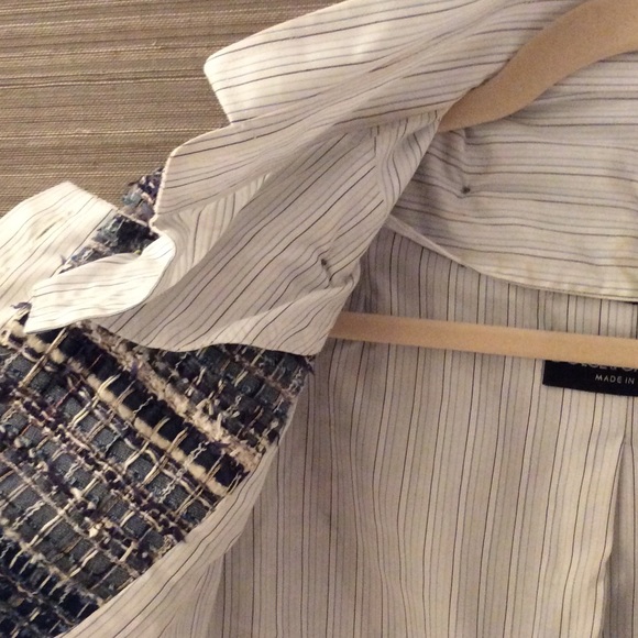 Dolce & Gabanna tweed blazer with attached collar - Picture 4 of 6